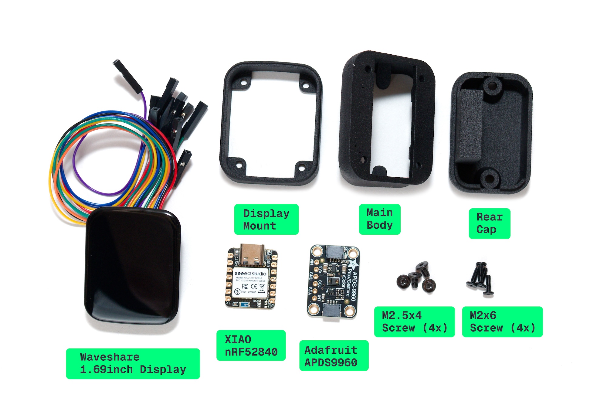 Prospector Kit Parts